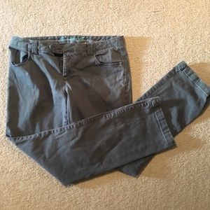 Grey American Eagle casual boot-cut pants